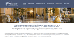 Desktop Screenshot of hospitalityplacementsusa.com