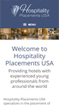 Mobile Screenshot of hospitalityplacementsusa.com