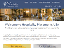 Tablet Screenshot of hospitalityplacementsusa.com